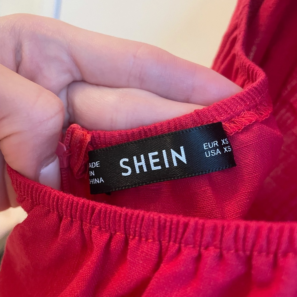 Formal Pink Ruffle Mini Dress - Picture 6 of 6